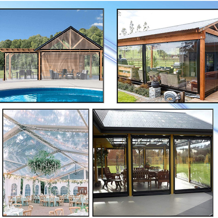 Covers & All Clear Tarps In Multiple Size,20Mil Waterproof Tarpaulin